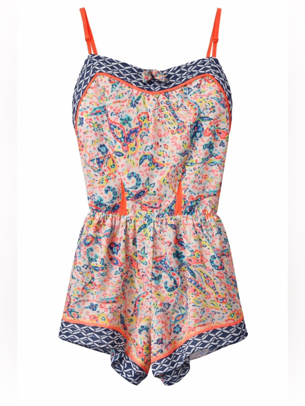 Victoria’s Secret - Sexy Colorful Paisley Summer Lingerie Romper
